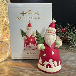 Hallmark Keepsake Christmas Ornament St. Nick Santa Claus 2006